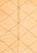 Solid Orange Modern Rug, abs2333org