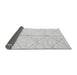 Sideview of Solid Gray Modern Rug, abs2333gry