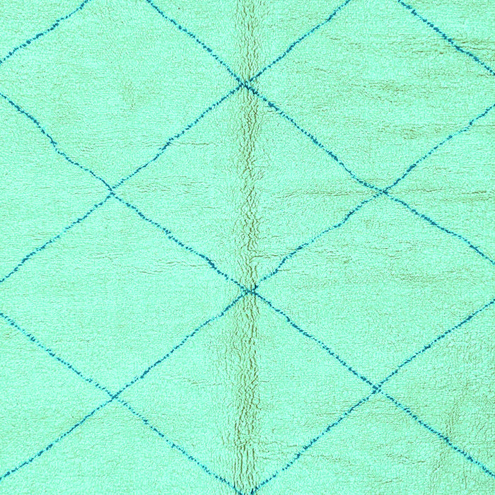 Machine Washable Solid Turquoise Modern Area Rugs, wshabs2333turq