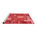 Transitional Red Washable Rugs