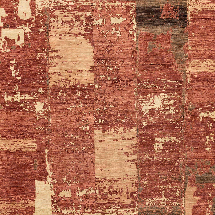Abstract Red Patchwork Rug, abs2334