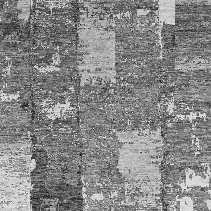 Machine Washable Patchwork Gray Transitional Rug, wshabs2335gry