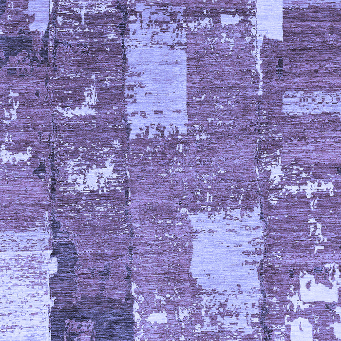 Machine Washable Patchwork Blue Transitional Rug, wshabs2335blu