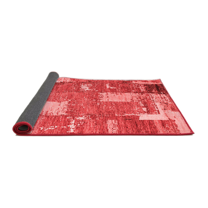 Patchwork Red Transitional Area Rugs