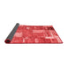 Patchwork Red Transitional Area Rugs