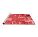 Transitional Red Washable Rugs