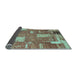 Sideview of Patchwork Light Blue Transitional Rug, abs2335lblu