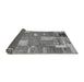 Sideview of Patchwork Gray Transitional Rug, abs2335gry