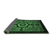 Sideview of Abstract Emerald Green Modern Rug, abs2336emgrn