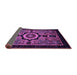 Sideview of Abstract Purple Modern Rug, abs2336pur