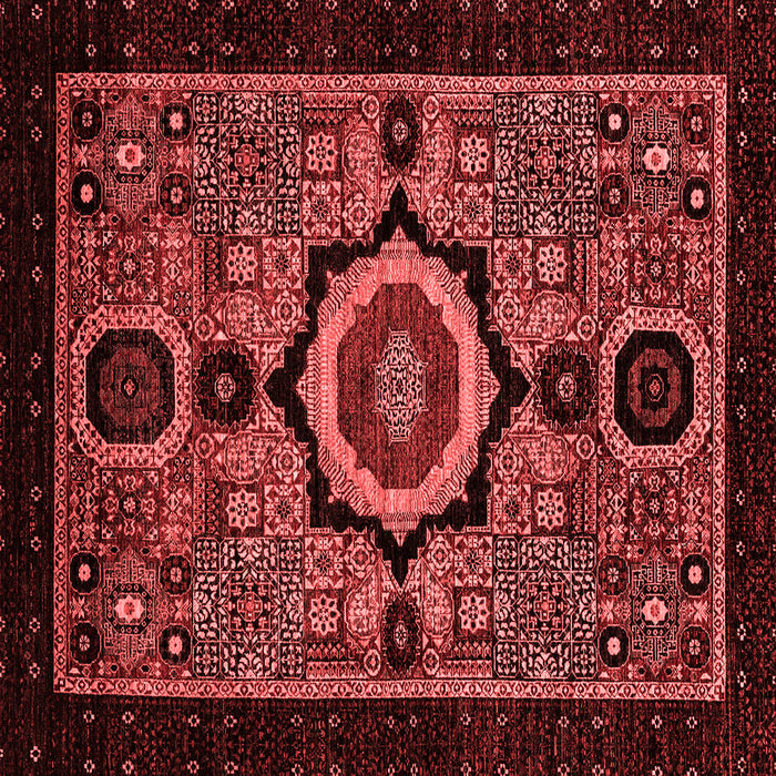 Abstract Red Modern Rug, abs2336red