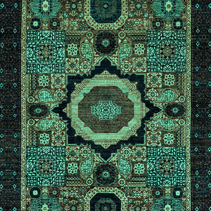 Abstract Turquoise Modern Rug, abs2336turq