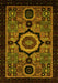 Abstract Yellow Modern Rug, abs2336yw