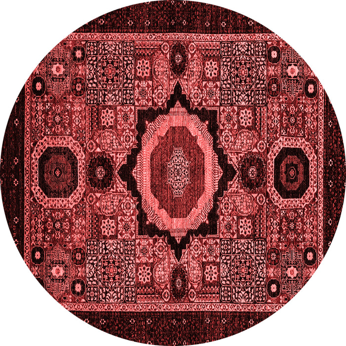 Abstract Red Modern Rug, abs2336red