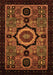 Abstract Orange Modern Rug, abs2336org