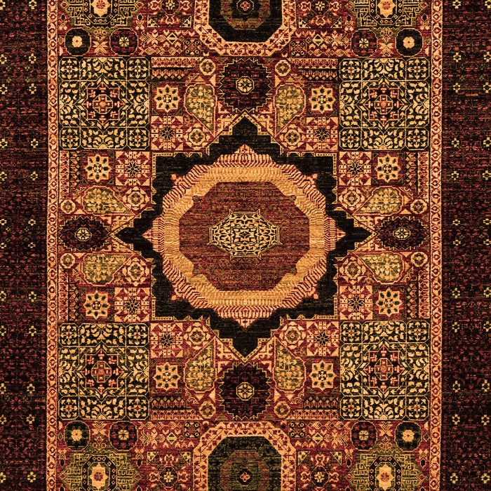 Abstract Orange Modern Rug, abs2336org