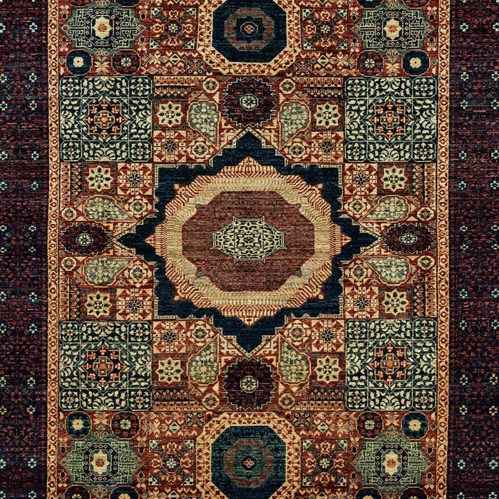 Machine Washable Abstract Brown Rug, wshabs2336