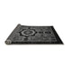 Sideview of Abstract Gray Modern Rug, abs2336gry