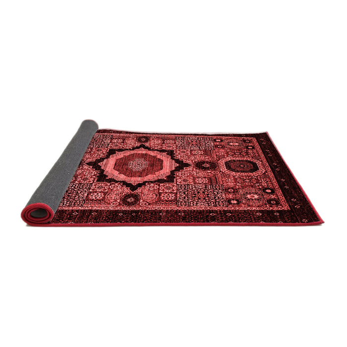 Abstract Red Modern Area Rugs
