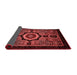 Abstract Red Modern Area Rugs