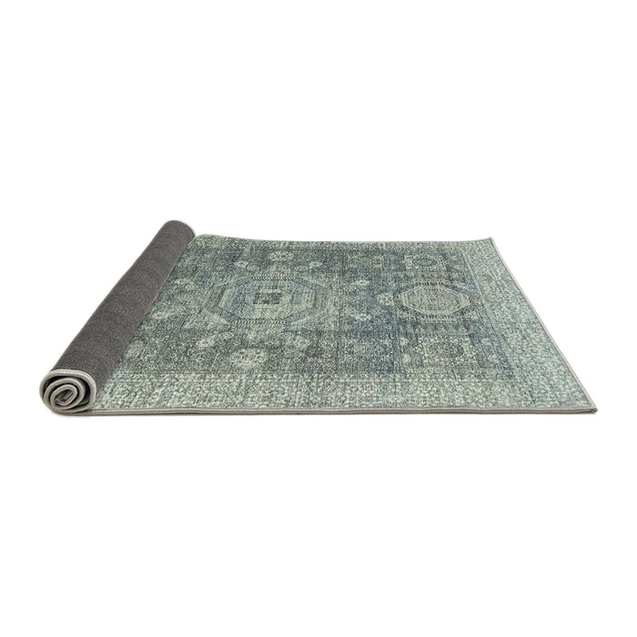 Sideview of Abstract Gray Modern Rug, abs2337
