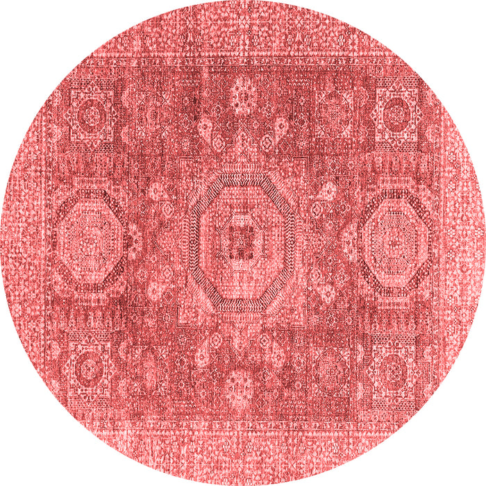 Abstract Red Modern Rug, abs2337red