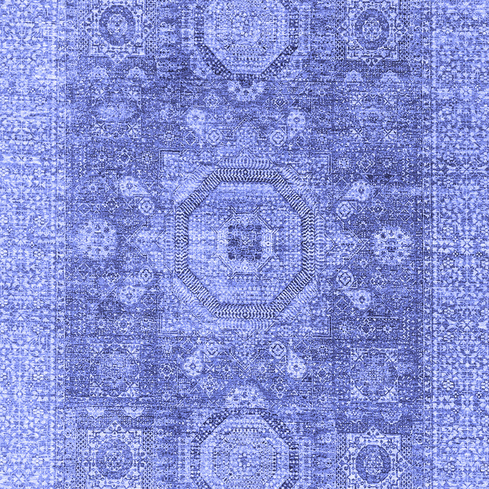Abstract Blue Modern Rug, abs2337blu