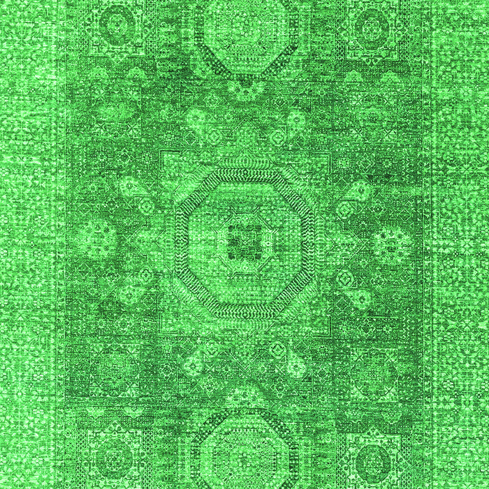 Abstract Green Modern Rug, abs2337grn