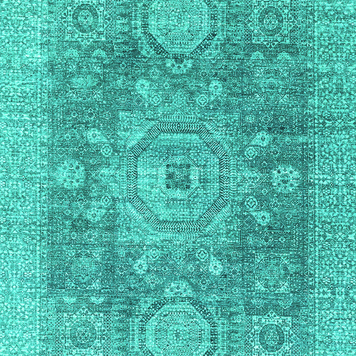 Machine Washable Abstract Turquoise Modern Area Rugs, wshabs2337turq