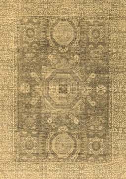 Abstract Brown Modern Rug, abs2337brn