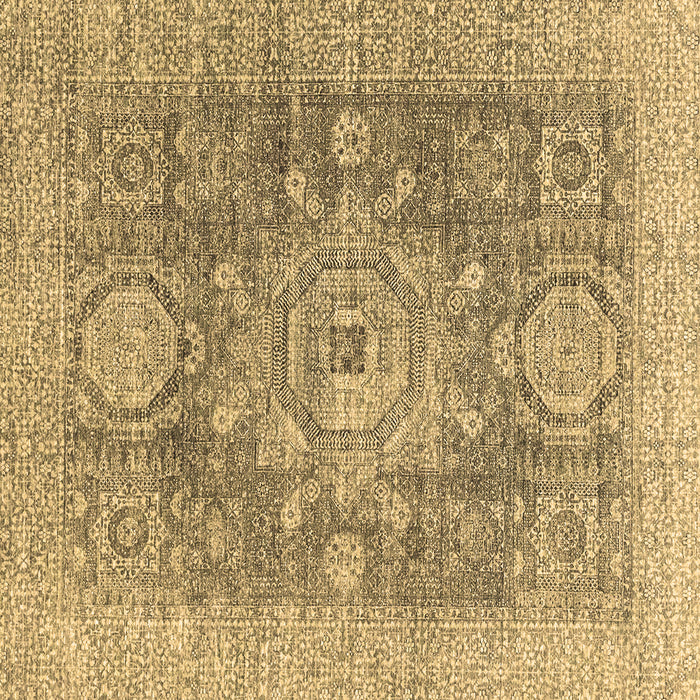 Square Machine Washable Abstract Brown Modern Rug, wshabs2337brn