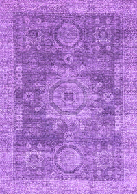 Abstract Purple Modern Rug, abs2338pur