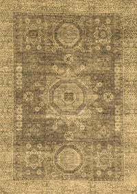 Abstract Brown Modern Rug, abs2338brn