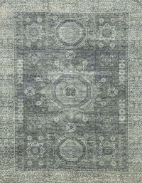 Machine Washable Abstract Ash Gray Rug, wshabs2338