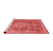 Modern Red Washable Rugs