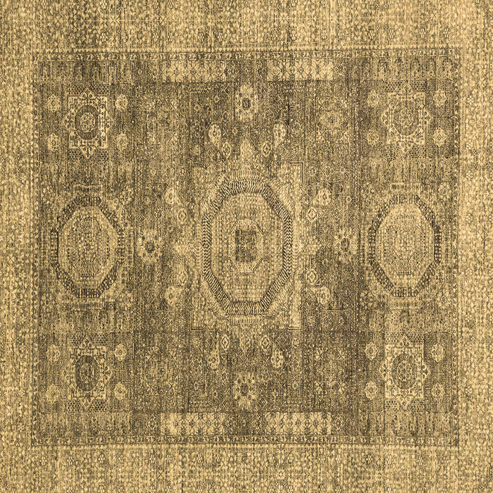 Square Machine Washable Abstract Brown Modern Rug, wshabs2338brn