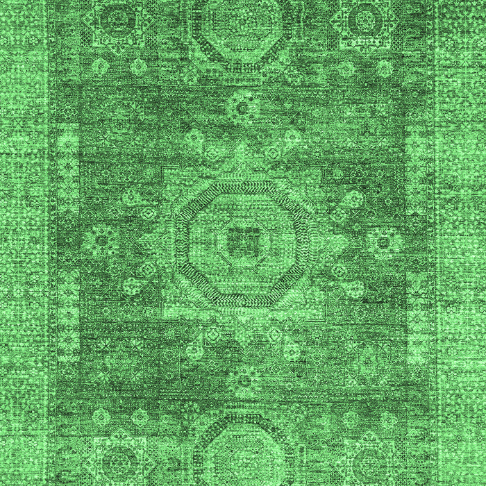 Machine Washable Abstract Emerald Green Modern Area Rugs, wshabs2338emgrn
