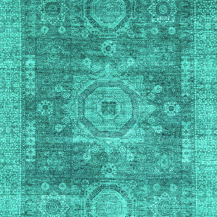 Machine Washable Abstract Turquoise Modern Area Rugs, wshabs2338turq