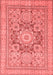 Abstract Red Modern Area Rugs