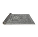 Sideview of Abstract Gray Modern Rug, abs2339gry