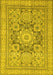 Abstract Yellow Modern Rug, abs2339yw