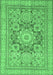 Abstract Emerald Green Modern Rug, abs2339emgrn