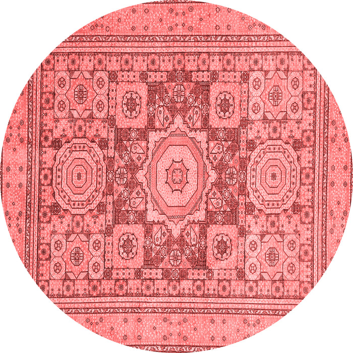 Abstract Red Modern Rug, abs2339red