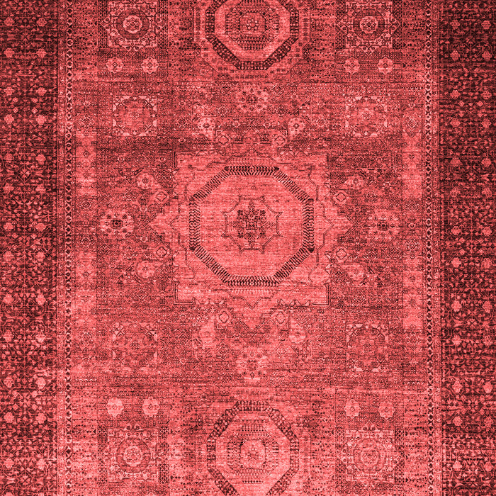 Machine Washable Abstract Red Modern Rug, wshabs2340red