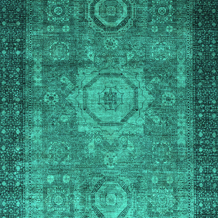Abstract Turquoise Modern Rug, abs2340turq