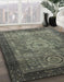 Machine Washable Abstract Taupe Brown Rug in a Family Room, wshabs2340