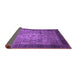 Sideview of Abstract Purple Modern Rug, abs2340pur