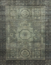 Machine Washable Abstract Taupe Brown Rug, wshabs2340