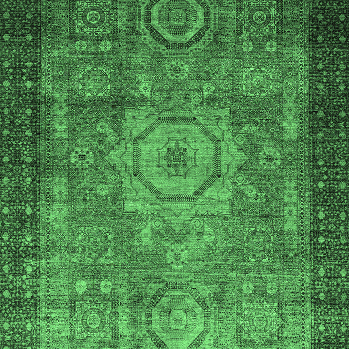 Abstract Emerald Green Modern Rug, abs2340emgrn