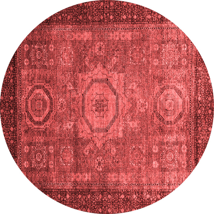 Machine Washable Abstract Red Modern Rug, wshabs2340red